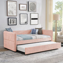 Upholstered Daybed With Pop Up Trundle