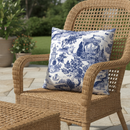 Summer House: Navy - Luxury Outdoor Pillow by SmithHönig