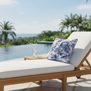 Summer House: Navy - Luxury Outdoor Pillow by SmithHönig