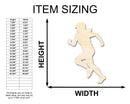 Unfinished Wood Softball Player Silhouette | DIY Sports Craft Cutout | up to 46" DIY