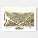 Vintage Map of Franklin, Pennsylvania 1901