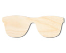 Unfinished Wood Sunglasses Silhouette | DIY Summer Craft Cutout | up to 46" DIY