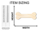 Unfinished Wood Dog Chew Bone Silhouette | DIY Dog Craft Cutout | up to 46" DIY