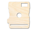 Unfinished Wood Vintage Camera Shape | Craft Cutout | up to 46" DIY