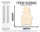 Unfinished Wood Groundhog Shape | Groundhog Day | DIY Craft Cutout | up to 46" DIY