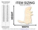 Unfinished Wood Standing Groundhog Shape | Groundhog Day | DIY Craft Cutout | up to 46" DIY