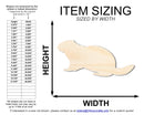 Unfinished Wood Sitting Groundhog Shape | Groundhog Day | DIY Craft Cutout | up to 46" DIY