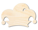Unfinished Wood Jester Hat Silhouette | Mardi Gras | DIY Craft Cutout | up to 46" DIY