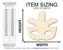 Unfinished Wood Feather Mask Silhouette | Mardi Gras | DIY Craft Cutout | up to 46" DIY