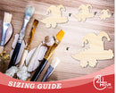 Unfinished Wood Alligator Jester Shape | Mardi Gras | DIY Craft Cutout | up to 46" DIY