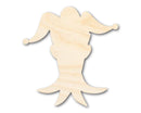 Unfinished Wood Jester Head Silhouette | Mardi Gras | DIY Craft Cutout | up to 46" DIY
