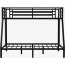 Metal Twin XL over Queen Bunk Bed for Teens and Adults,Space-Saving/Noise Reduced/No Box Spring Needed