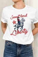Sweet Land Of Liberty Basic Graphic Tee