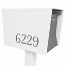 UptownBox-2.0 in ARCTIC WHITE - Modern Mailbox
