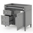 Bathroom Vanity With 2 Drawers And Tip-Out Drawer, Storage Cabinet
