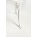 Cast aluminium bench