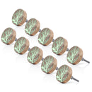 Mascot Hardware Thunder Crack 1-7/10 in. Wooden Round Knob (Pack of 10)