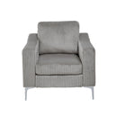 Lounge sofa with armrests that can be assembled,Convertible Sectional Corduroy Sofa,Gray