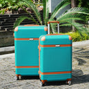 Hardshell Luggage Sets 3 Piece double spinner 8 wheels Suitcase with TSA Lock Lightweight 20"24"28"