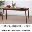 47 Inch Dining Table Natural Finish for Small Spaces