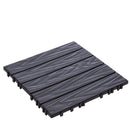 76-Pack 11.42'x11.42' Interlocking Deck Tiles - 68.80 Sq.Ft 3D Wood Grain Plastic Flooring for Outdoor Use,Waterproof & Moisture-Proof Patio Tiles, All-Weather Use & Easy Snap-Together Installation