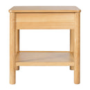 END TABLE K/D WITH 1 DRAWER,NATURAL COLOR