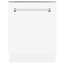 24" Dishwasher with White Matt panel, Stainless Tub, DWV-WM-24