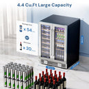 24 Inch Dual Zone Wine Fridges Cooler Beverage Refrigerator W51115