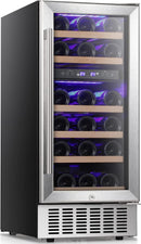 24 Inch Wooden Shelves Built-in Wine Fridges Cooler Beverage Refrigerator W51145B