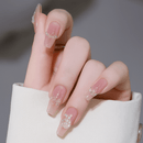 Luxury Full Cover Press-On Nails, 24-Piece Artificial Nail Set