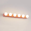 DecorBites™ Macaron Style Metallic Vanity Light Fixture - Pink/Yellow - 3/4 Lights for Bedroom Wall Lighting