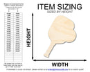 Unfinished Pickleball Paddle and Ball Shape | DIY Craft Cutout | up to 46" DIY