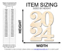 Unfinished 2024 Cutout Graduation Shape | DIY Craft Cutout | up to 46" DIY