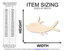 Unfinished Cartoon Fish Wood Cutout Shape | DIY Craft Cutout | up to 46" DIY