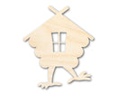 Unfinished Baba Yaga House Wood Cutout Shape | DIY Craft Cutout | up to 46" DIY