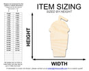 Unfinished Frappuccino Silhouette | DIY Craft Cutout | up to 46" DIY