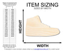 Unfinished Sneaker Shoe Silhouette | DIY Craft Cutout | up to 46" DIY