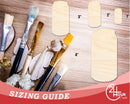 Unfinished Wood Can Shape | DIY Craft Cutout | up to 46" DIY
