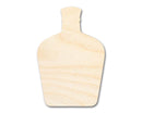 Unfinished Whisky Bottle Silhouette | DIY Craft Cutout | up to 46" DIY