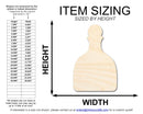 Unfinished Tequila Bottle Shape | DIY Craft Cutout | up to 46" DIY