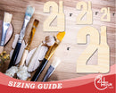 Unfinished Twenty One Bottle Shape | DIY Craft Cutout | up to 46" DIY