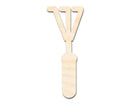 Unfinished Garden Rake Shape | DIY Craft Cutout | up to 46" DIY