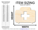 Unfinished First Aid Shape | DIY Craft Cutout | up to 46" DIY