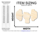 Unfinished Dumbbell Shape | DIY Craft Cutout | up to 46" DIY