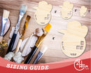 Unfinished Disco Cowgirl Shape | DIY Craft Cutout | up to 46" DIY
