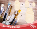 Unfinished Mayonnaise Shape | DIY Craft Cutout | up to 46" DIY