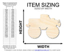 Unfinished Monster Truck Shape | DIY Craft Cutout | up to 46" DIY