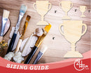 Unfinished Trophy Shape | DIY Craft Cutout | up to 46" DIY