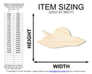 Unfinished Fascinator Hat Shape | DIY Craft Cutout | up to 46" DIY