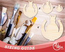 Unfinished Horseshoe Horse Shape | DIY Craft Cutout | up to 46" DIY